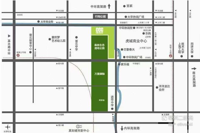 九游体育网站：内中环普陀万里【中鹰黑森林】科技生态健康居所均价约14万㎡(图1)