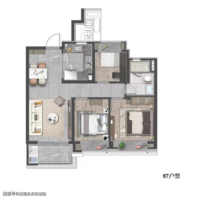 中环云悦府【网站】中环云悦府2025最新房价＋户型图＋曝光(图15)