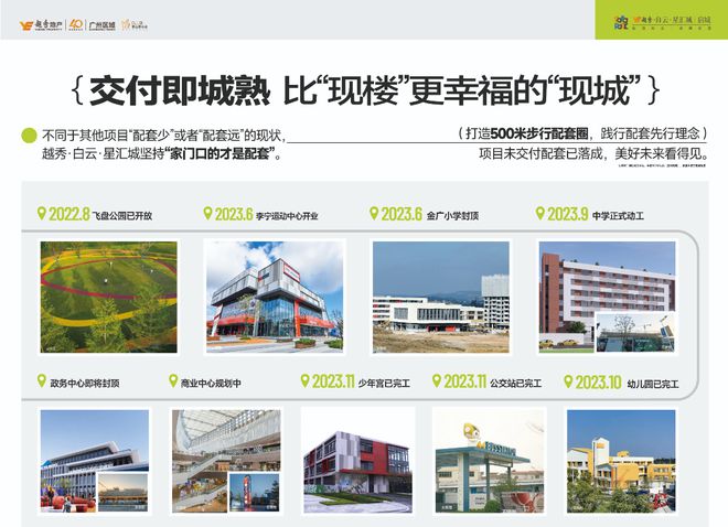 九游体育：2025首页『越秀·白云·星汇城』售楼中心网站欢迎您(图4)