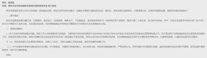 回复：西安主城这个超级市场暂不搬迁！(图1)