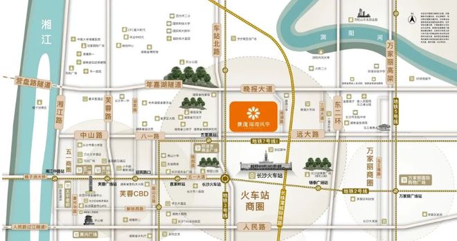 世茂璀璨风华!市中心+三地铁+名校旁!大平层10xxx元㎡起!(图2)